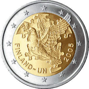 Finland 2 euro 2005 UNO UNC